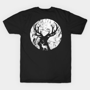 Deer at night T-Shirt